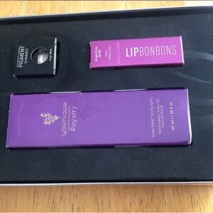 Younique Special Gift Set- Rosewater Spritz, Lip Bon Bon & Eyeshadow BRAND NEW